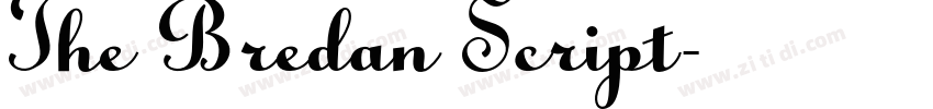 The Bredan Script字体转换